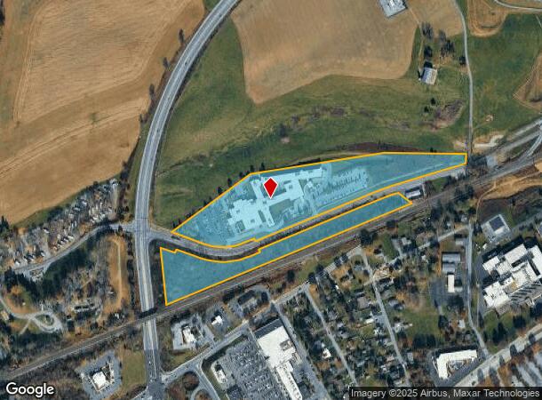 1135 E Chocolate Ave, Hershey, PA Parcel Map