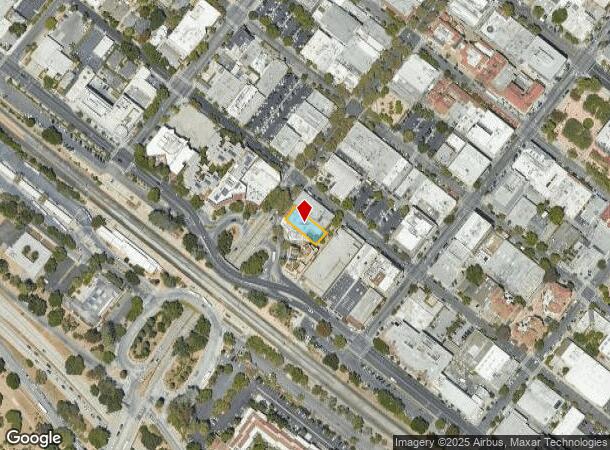  124 University Ave, Palo Alto, CA Parcel Map