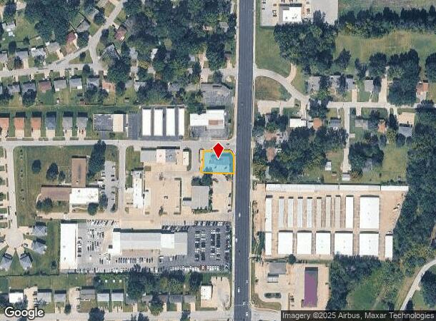  617 N Main St, Lansing, KS Parcel Map