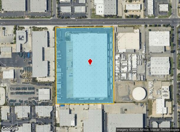  5521 Schaefer Ave, Chino, CA Parcel Map