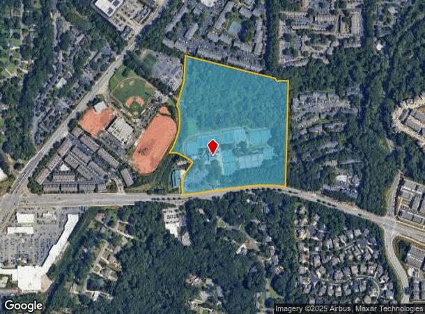  Abernathy Rd, Sandy Springs, GA Parcel Map