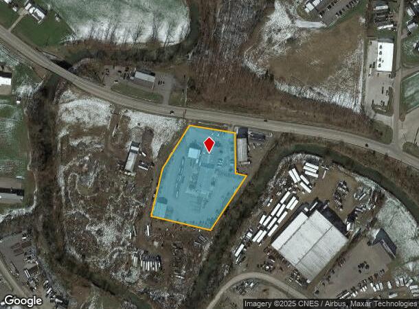 582 Hackers Creek Rd, Jane Lew, WV Parcel Map