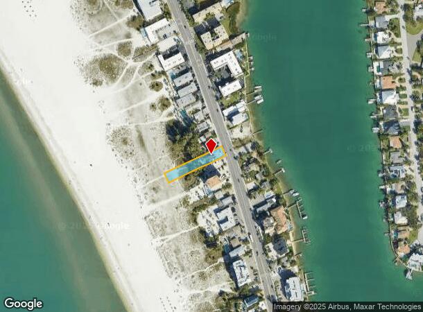 10200 Gulf Blvd, Treasure Island, FL Parcel Map
