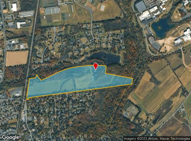 1 Moorhead Dr, Pennington, NJ Parcel Map