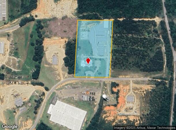  196 Central Industrial Row, Purvis, MS Parcel Map