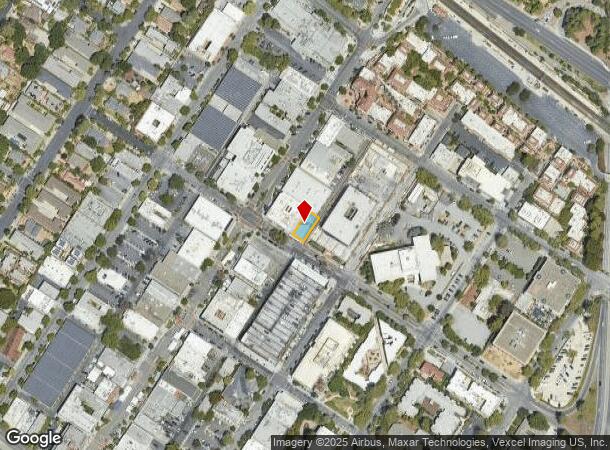 2437 Birch St, Palo Alto, CA Parcel Map
