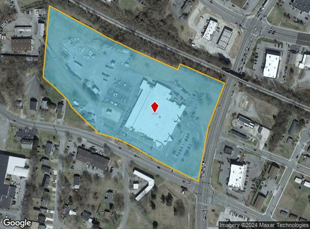  605 E Walnut St, Dickson, TN Parcel Map