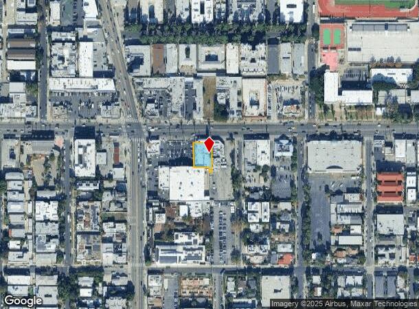  7040 W Sunset Blvd, Los Angeles, CA Parcel Map