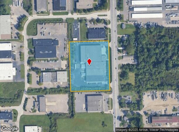 6850 Middlebelt Rd, Romulus, MI Parcel Map
