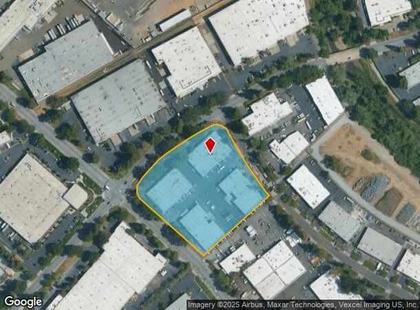 568 Charcot Ave, San Jose, CA Parcel Map