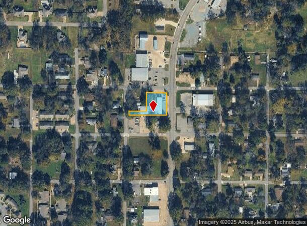  808 N Center St, Lonoke, AR Parcel Map