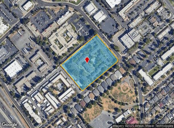  2557 Alvin Ave, San Jose, CA Parcel Map