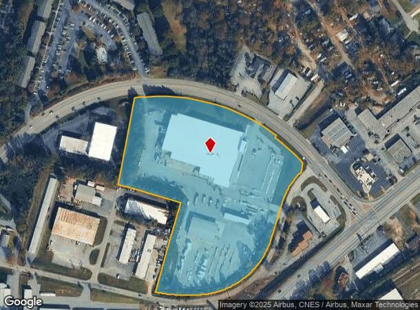  3550 Rutherford Rd, Taylors, SC Parcel Map