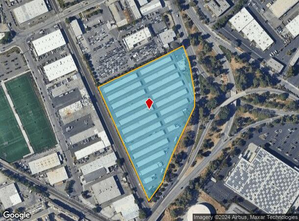  1800 De La Cruz Blvd, Santa Clara, CA Parcel Map