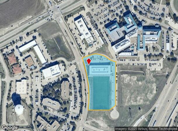 1110 Raintree Cir, Allen, TX Parcel Map