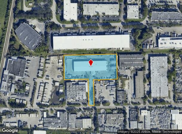 1405 Sw 8Th St, Pompano Beach, FL Parcel Map