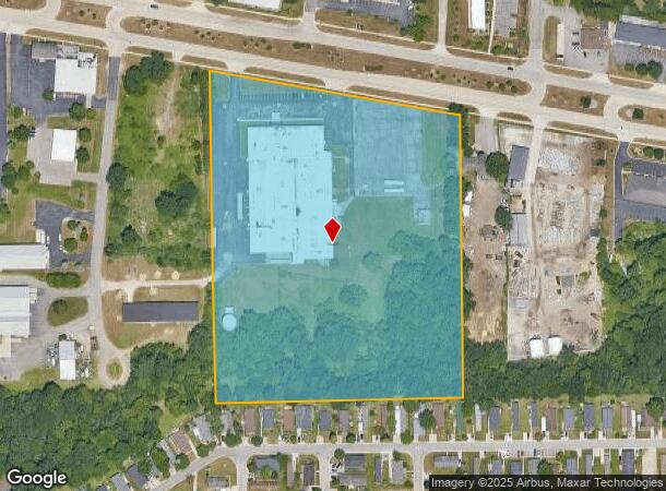  7101 Jackson Rd, Ann Arbor, MI Parcel Map