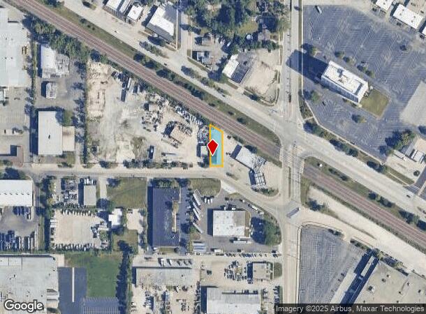  3650 Berdnick St, Rolling Meadows, IL Parcel Map