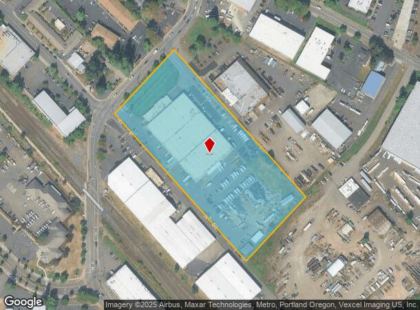 12670 Sw Hall Blvd, Portland, OR Parcel Map