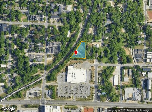  449 S University Ave, Fayetteville, AR Parcel Map