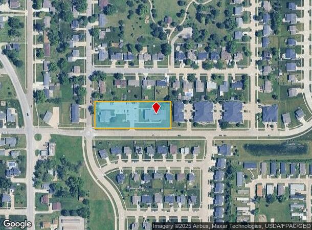  505 E 4Th St, Huxley, IA Parcel Map