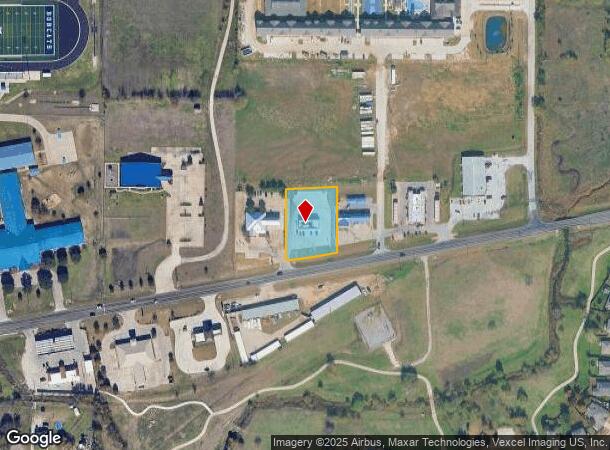 1109 E Mccart St, Krum, TX Parcel Map
