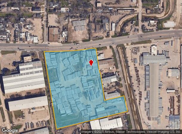 4528 Singleton Blvd, Dallas, TX Parcel Map
