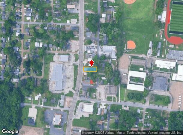  2026B Moss St, Lafayette, LA Parcel Map