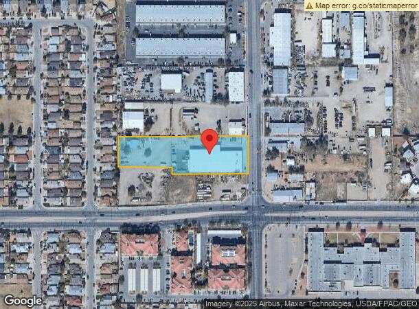  3413 Lee Blvd, El Paso, TX Parcel Map