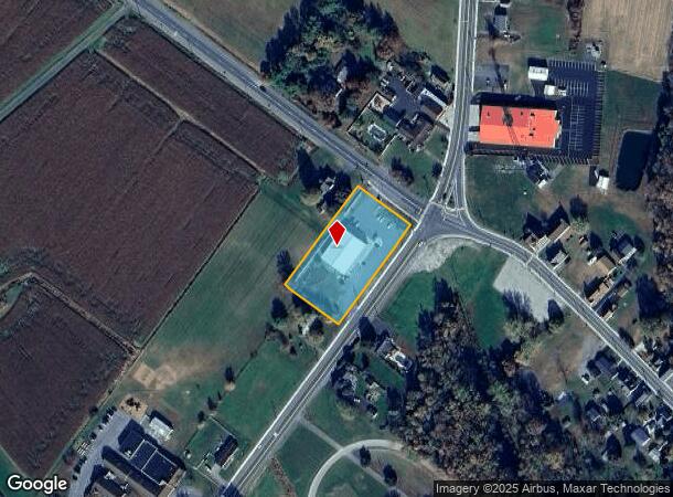  12 Main St, Hartly, DE Parcel Map