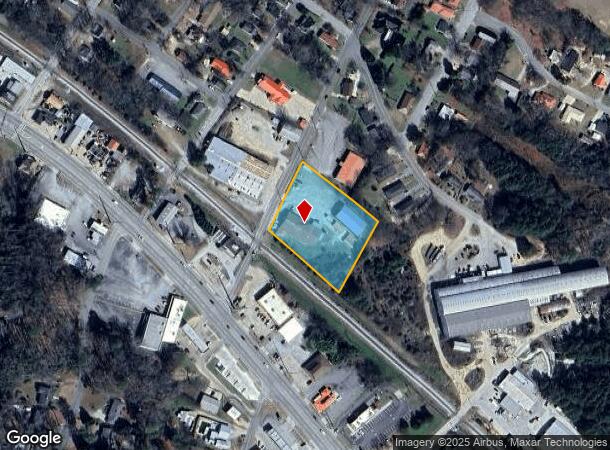  202 Williams St, Elberton, GA Parcel Map