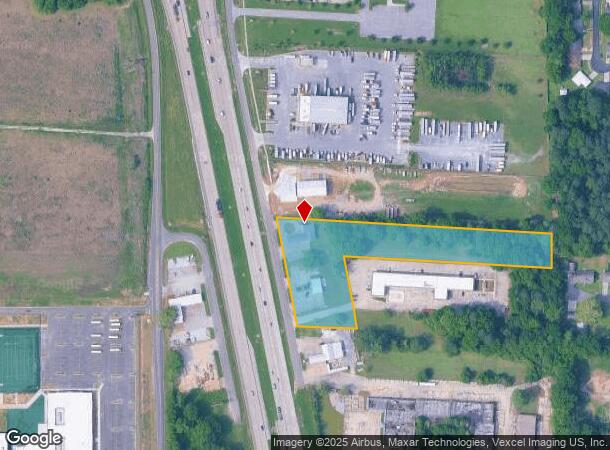 2726 Ne Evangeline Trwy, Lafayette, LA Parcel Map