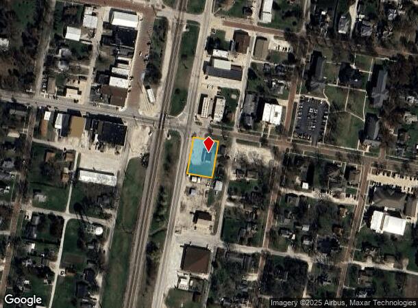  100 S Oak St, Onarga, IL Parcel Map