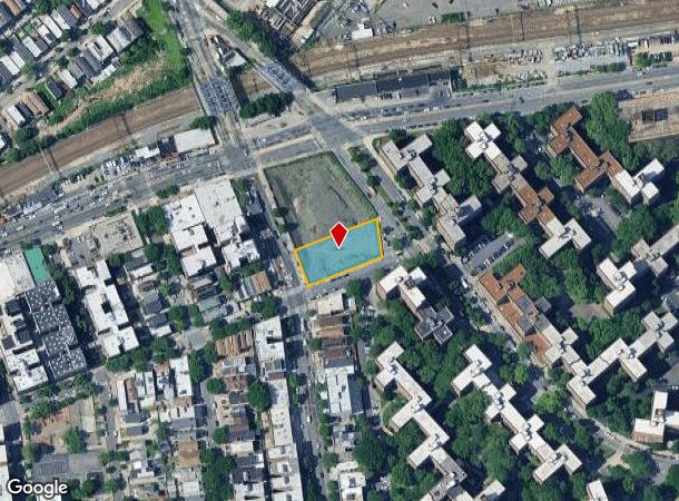 1597 Unionport Rd, Bronx, NY Parcel Map
