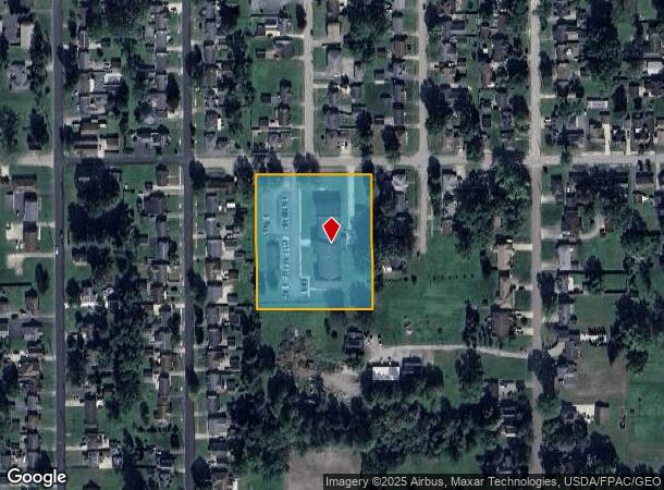 601 W Park Ave, Hubbard, OH Parcel Map