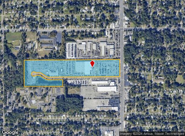  1616 Cassat Ave, Jacksonville, FL Parcel Map