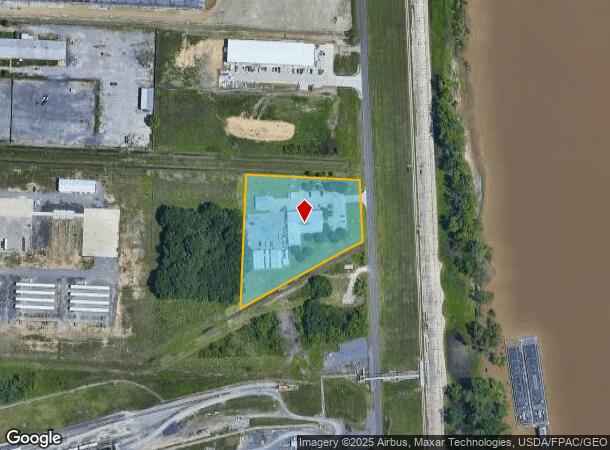 2609 N River Rd, Port Allen, LA Parcel Map