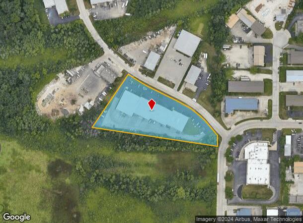  1416 Poplar Dr, Waukesha, WI Parcel Map