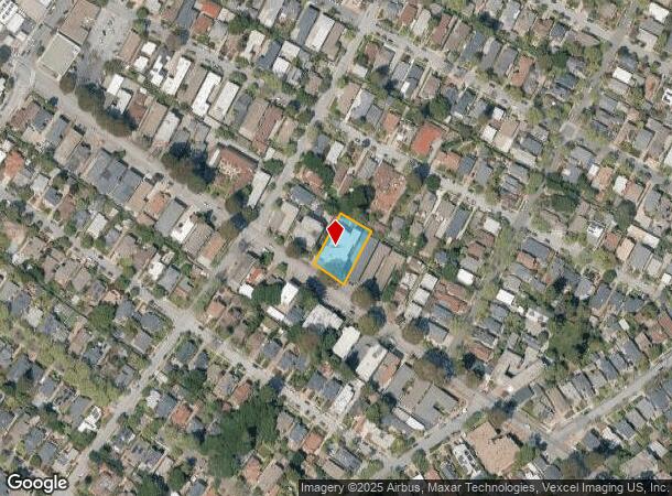 1040 El Camino Real, Burlingame, CA Parcel Map