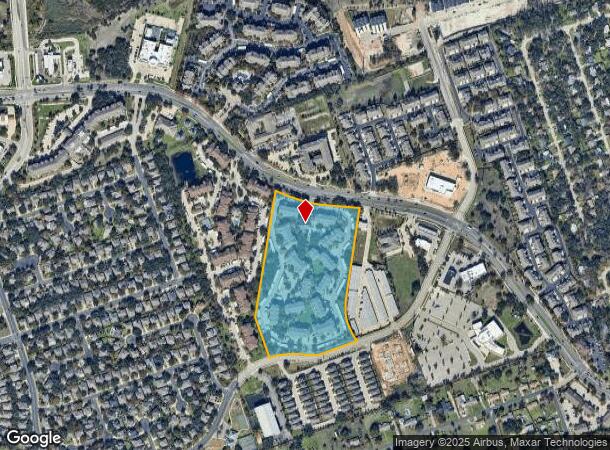 2201 S Lakeline Blvd, Cedar Park, TX Parcel Map
