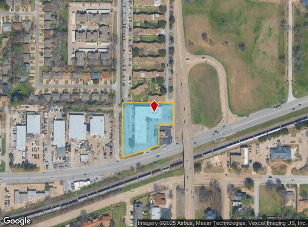  1633 W Division St, Arlington, TX Parcel Map