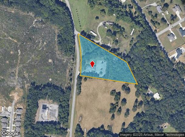 2845 W Rock Quarry Rd, Buford, GA Parcel Map