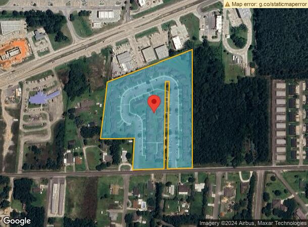  1200 Russell Dr, Waveland, MS Parcel Map