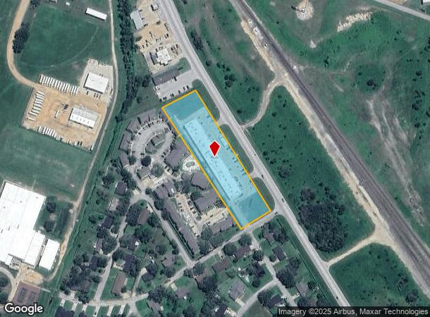 1408 S Front St, Bellville, TX Parcel Map