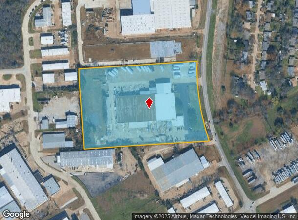 606 S 2Nd Ave, Mansfield, TX Parcel Map