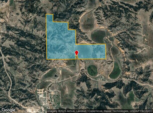  117 Forks Rd, Hulett, WY Parcel Map