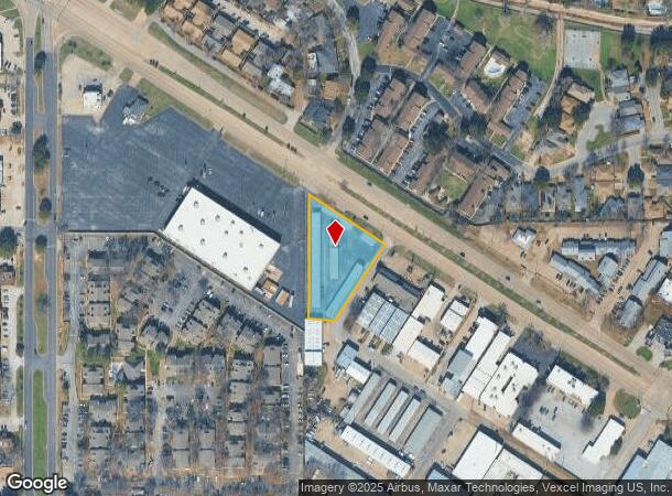  3654 W Pioneer Pkwy, Pantego, TX Parcel Map