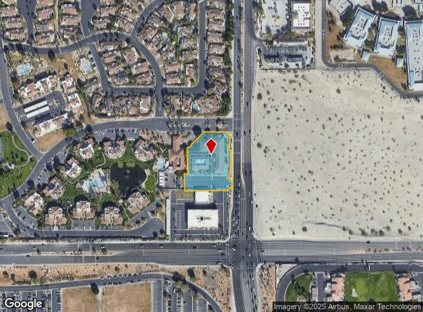  43875 Washington St, Palm Desert, CA Parcel Map