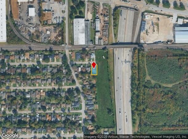  8818 Candy St, Houston, TX Parcel Map