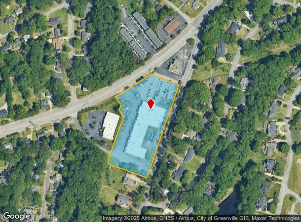  1132 Rutherford Rd, Greenville, SC Parcel Map
